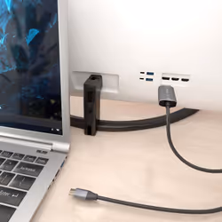 AISENS A109-0880 câble vidéo et adaptateur 1,8 m USB Type-C DisplayPort Noir - Vue supplémentaire 5
