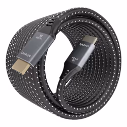 AISENS A150-0878 câble HDMI 10 m HDMI Type A (Standard) Noir, Gris