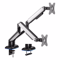 AISENS DT32TSR-297, Pince/boulon, 18 kg, 43,2 cm (17"), 81,3 cm (32"), 100 x 100 mm, Noir, Blanc