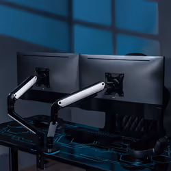 AISENS DT32TSR-297 support d'écran plat pour bureau 32" Noir, Blanc - Vue supplémentaire 5