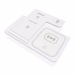 AISENS ASCH-15W3WC044-W chargeur d'appareils mobiles Casque, Téléphone portable, Smartphone, Smartwatch Blanc USB Recharge sans fil Intérieure