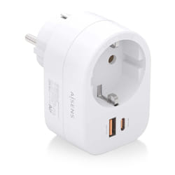 AISENS ASPS-1A1C06-W chargeur d'appareils mobiles Universel Blanc Secteur Charge rapide Intérieure
