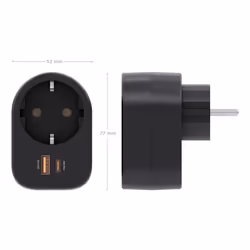 AISENS ASPS-1A1C07-BK chargeur d'appareils mobiles Universel Noir Secteur Charge rapide Intérieure - Vue supplémentaire 4