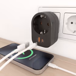 AISENS ASPS-1A1C07-BK chargeur d'appareils mobiles Universel Noir Secteur Charge rapide Intérieure - Vue supplémentaire 6