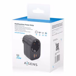 AISENS ASPS-1A1C07-BK chargeur d'appareils mobiles Universel Noir Secteur Charge rapide Intérieure - Vue supplémentaire 7