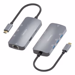 AISENS ASUC-6P019-GR station d'accueil Avec fil USB 3.2 Gen 1 (3.1 Gen 1) Type-C Gris