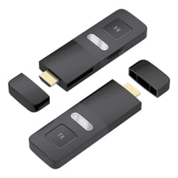 AISENS ASWL-H2K30M001-BK extension audio/video Émetteur et récepteur AV Noir