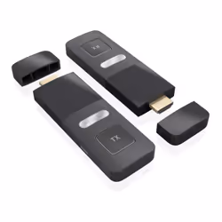 AISENS ASWL-H2K30M001-BK extension audio/video Émetteur et récepteur AV Noir