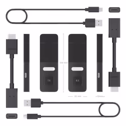 AISENS ASWL-H2K30M001-BK extension audio/video Émetteur et récepteur AV Noir - Vue supplémentaire 4