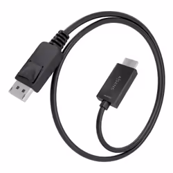 AISENS A125-0892 câble vidéo et adaptateur 1 m DisplayPort HDMI Type A (Standard) Noir