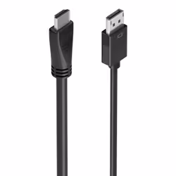 AISENS A125-0896, 5 m, DisplayPort, HDMI Type A (Standard), Mâle, Mâle, Droit