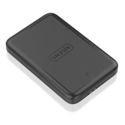 AISENS ASE-2519B Boîtier de disques de stockage Boîtier disque dur/SSD Noir 2.5"