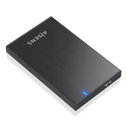 AISENS ASE-2527B Boîtier de disques de stockage Boîtier disque dur/SSD Noir 2.5"