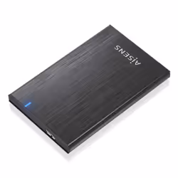 AISENS ASE-2528B Boîtier de disques de stockage Boîtier disque dur/SSD Noir 2.5"