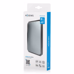 AISENS ASE-2529B Boîtier de disques de stockage Boîtier disque dur/SSD Noir, Gris 2.5" - Vue supplémentaire 8