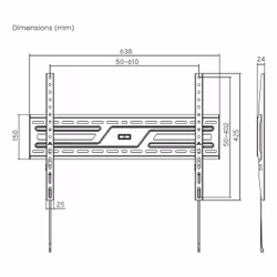 AISENS WT86T-315 2,18 m (86") Noir - Vue supplémentaire 7