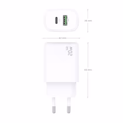 AISENS A110-0909 chargeur d'appareils mobiles Universel Blanc Secteur Charge rapide Intérieure - Vue supplémentaire 4