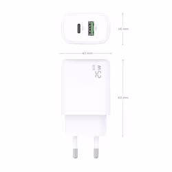 AISENS A110-0911 chargeur d'appareils mobiles Universel Blanc Secteur Charge rapide Intérieure - Vue supplémentaire 4