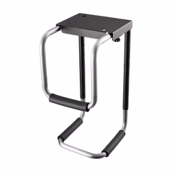 AISENS MPC08-337, Support de CPU sous le bureau, Bureau, 30 kg, Noir, Argent, Acier inoxydable, 123 - 253 mm