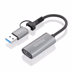 AISENS A109-0913 adaptateur graphique USB Gris