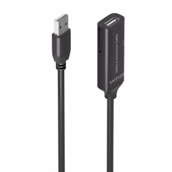 AISENS A101-0914, 5 m, USB A, USB A, USB 2.0, Noir