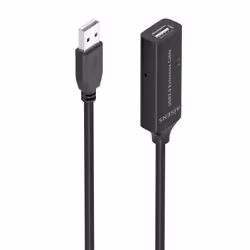 AISENS A101-0916, 5 m, USB A, USB A, USB 2.0, Noir