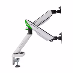 AISENS DT38TSR-345 support d'écran plat pour bureau 96,5 cm (38") Noir, Blanc