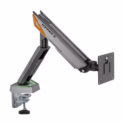AISENS DT49TSRRGB-347 support d'écran plat pour bureau 124,5 cm (49") Noir, Gris