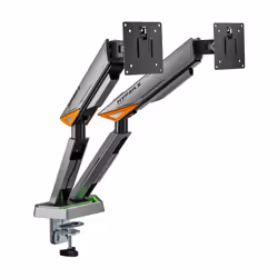 AISENS DT38TSRRGB-349 support d'écran plat pour bureau 96,5 cm (38") Noir, Blanc - Vue supplémentaire 2