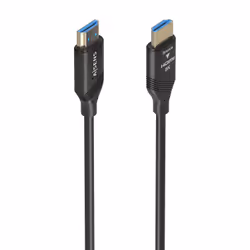 AISENS A153-0934, 15 m, HDMI Type A (Standard), HDMI Type A (Standard), Compatibilité 3D, 48 Gbit/s, Noir