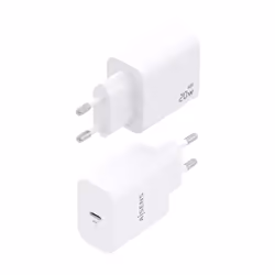 AISENS A110-0938 chargeur d'appareils mobiles Caméra Numérique, GPS, MP3, MP4, Téléphone portable, Ordinateur portable, Smartphone, Tablette, Universel Blanc Secteur Charge rapide Intérieure
