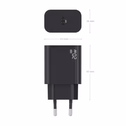 AISENS A110-0939 chargeur d'appareils mobiles Caméra Numérique, GPS, MP3, MP4, Téléphone portable, Ordinateur portable, Smartphone, Tablette, Universel Noir Secteur Charge rapide Intérieure - Vue supplémentaire 4