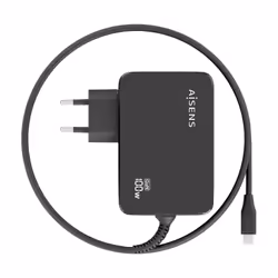 AISENS ASCH-1PD100WL50-BK chargeur d'appareils mobiles Caméra Numérique, GPS, Téléphone portable, Ordinateur portable, Smartphone, Tablette, Universel Noir Secteur Charge rapide Intérieure