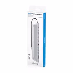 AISENS ASUC-12P020-GR station d'accueil Avec fil USB 3.2 Gen 1 (3.1 Gen 1) Type-C Gris - Vue supplémentaire 7