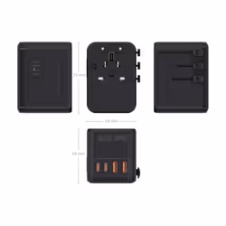 AISENS ASPS-2A2C08-BK chargeur d'appareils mobiles Universel Noir Secteur Charge rapide Intérieure - Vue supplémentaire 5