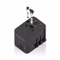 AISENS ASPS-2A3C09-BK chargeur d'appareils mobiles Universel Noir Secteur Charge rapide Intérieure