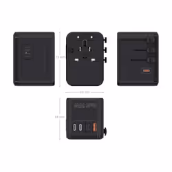 AISENS ASPS-2A3C09-BK chargeur d'appareils mobiles Universel Noir Secteur Charge rapide Intérieure - Vue supplémentaire 5