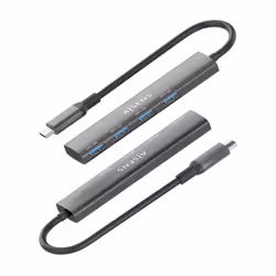 AISENS A109-0943 station d'accueil Avec fil USB 3.2 Gen 1 (3.1 Gen 1) Type-C Gris