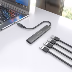 AISENS A109-0943 station d'accueil Avec fil USB 3.2 Gen 1 (3.1 Gen 1) Type-C Gris - Vue supplémentaire 6
