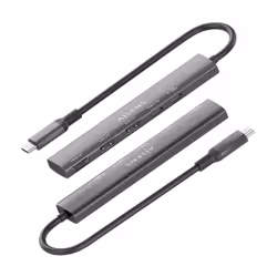 AISENS ASUC-5P022-GR station d'accueil Avec fil USB 3.2 Gen 1 (3.1 Gen 1) Type-C Gris