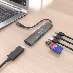 AISENS ASUC-7P027-GR station d'accueil Avec fil USB 3.2 Gen 1 (3.1 Gen 1) Type-C Gris - Vue supplémentaire 5