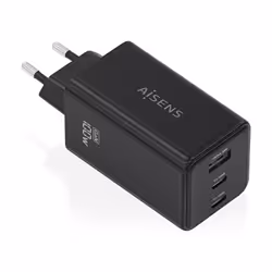 AISENS ASCH-100W3P052-BK, Intérieure, Secteur, 20 V, 5 A, Noir