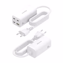AISENS ASCH-100W4P053-W chargeur d'appareils mobiles Universel Blanc Secteur Charge rapide Intérieure