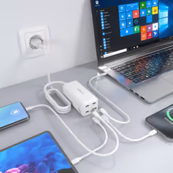 AISENS ASCH-100W4P053-W chargeur d'appareils mobiles Universel Blanc Secteur Charge rapide Intérieure - Vue supplémentaire 5