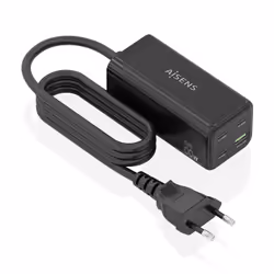 AISENS ASCH-100W4P054-BK, Intérieure, Secteur, 20 V, 5 A, 1,4 m, Noir
