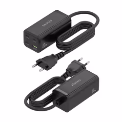 AISENS ASCH-100W4P054-BK chargeur d'appareils mobiles Universel Noir Secteur Charge rapide Intérieure