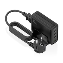 AISENS ASCH-140W4P056-BK chargeur d'appareils mobiles Universel Noir Secteur Charge rapide Intérieure