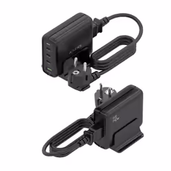 AISENS ASCH-140W4P056-BK chargeur d'appareils mobiles Universel Noir Secteur Charge rapide Intérieure