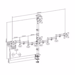 AISENS DT27TSR-379 support pour téléviseur - Vue supplémentaire 7