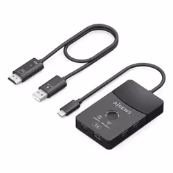 AISENS ASWL-H2KDC30M05-BK station d'accueil Avec fil &sans fil USB 3.2 Gen 1 (3.1 Gen 1) Type-C Noir - Vue supplémentaire 2